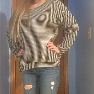 Striped long sleeve shirt